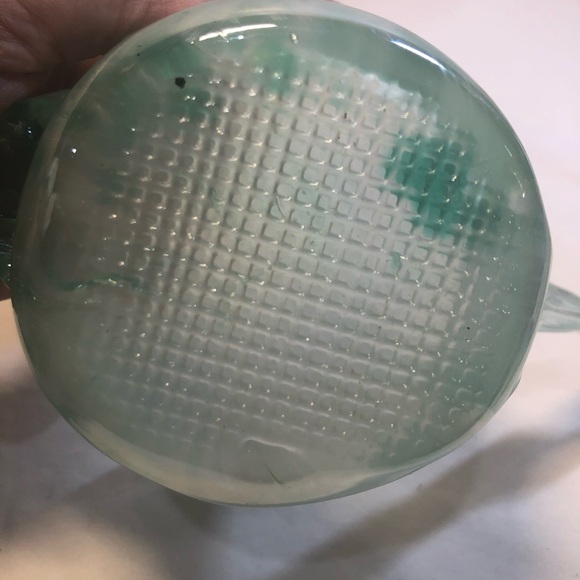 Murano Sea-Green Glass Bird Sculpture Hand Blown - Picture 7 of 9